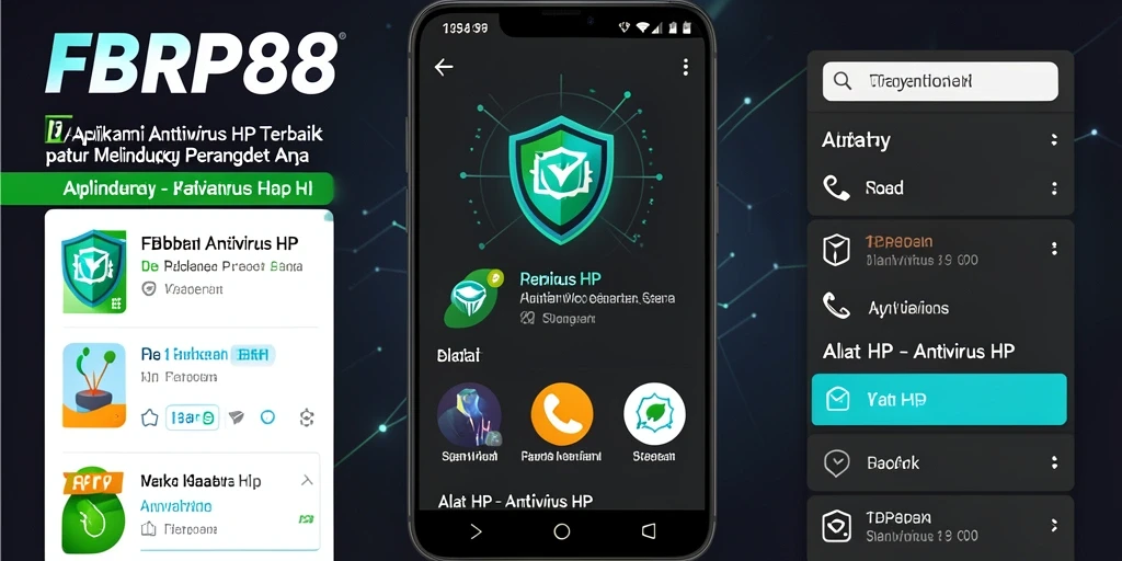 Tampilan antarmuka pengguna FBRP88 yang ramah dan informatif.