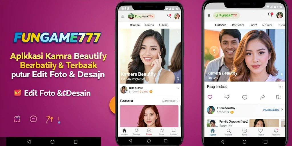 Antarmuka FUNGAME777 menampilkan alat editing foto yang intuitif dan menarik.