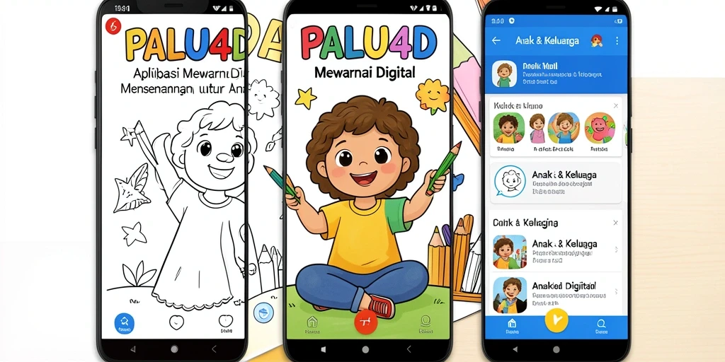 Screenshot tampilan antarmuka aplikasi Mewarnai Digital PALU4D.